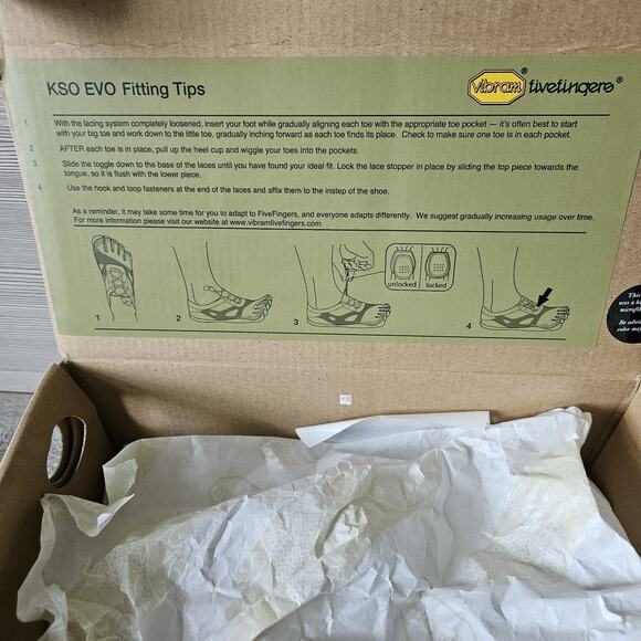 Vibram Fivefingers KSO EVO Black/Rose Womens EU size 36 = US 6.5-7 New w/box - Picture 14 of 16